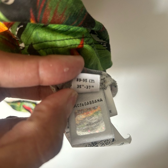 Authentic D&G Toddler Boys Bird of Paradise Flower Logo T-Shirt - Picture 4 of 4